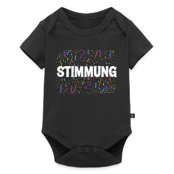 MOOD – Chemise confettis Carnaval - Body à manches courtes Premium Bébé - noir - Devant