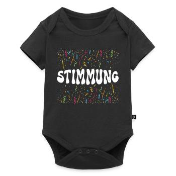 MOOD – Chemise confettis Carnaval - Body à manches courtes Premium Bébé - noir - Devant