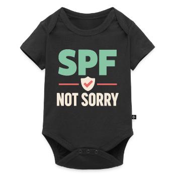 Spf Culture Identity Skin Care Humor - Baby Premium short-sleeve bodysuit - black - Front
