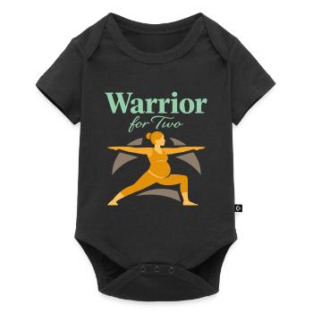 Prenatal Yoga Expectant Mother - Baby Premium short-sleeve bodysuit - black - Front