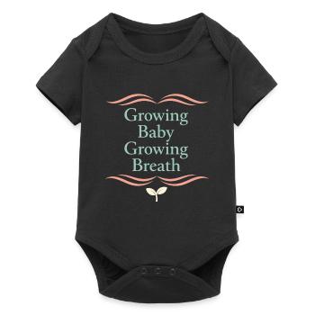 Prenatal Yoga Expectant Mother - Baby Premium short-sleeve bodysuit - black - Front