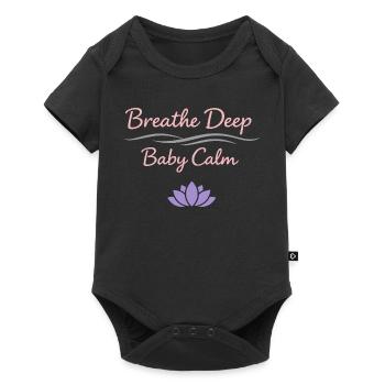 Prenatal Yoga Expectant Mother - Baby Premium short-sleeve bodysuit - black - Front