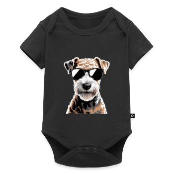 Lakeland Terrier - Body à manches courtes Premium Bébé - noir - Devant