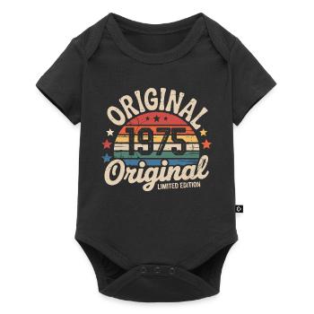 1975 Vintage Édition limitée Cadeau 1975 - Body à manches courtes Premium Bébé - noir - Devant