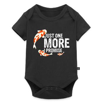 Encore un poisson koi, je te le promets, étang drôle. - Body à manches courtes Premium Bébé - noir - Devant