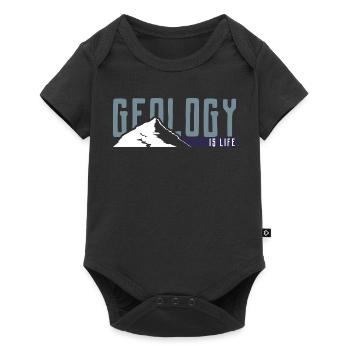 Geologie ist Leben - Baby Premium Kurzarmbody - Schwarz - Vorne