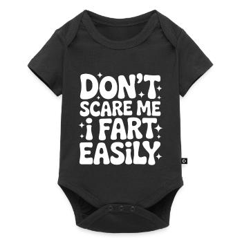Farting Sayings Fart Funny Farting Gift - Baby Premium short-sleeve bodysuit - black - Front