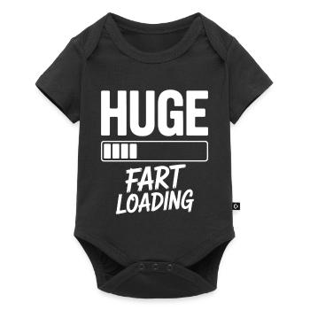 Farting Sayings Fart Funny Farting Gift - Baby Premium short-sleeve bodysuit - black - Front
