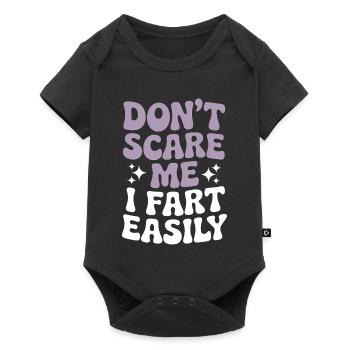 Farting Sayings Fart Funny Farting Gift - Baby Premium short-sleeve bodysuit - black - Front