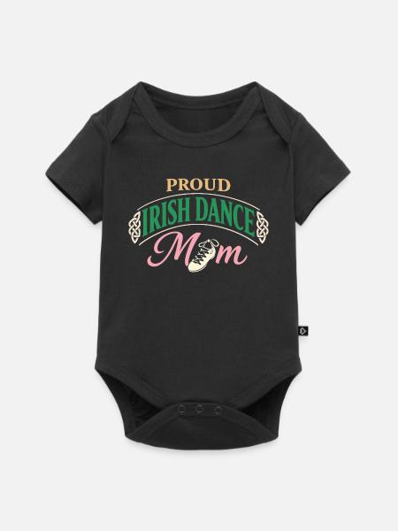 Irischer Tanz Step-dancing Celtic Fan - Baby Premium Kurzarmbody - Schwarz