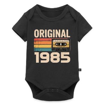 Original 1985 Vintage 1985 Rétro Anniversaire - Body à manches courtes Premium Bébé - noir - Devant