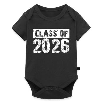 Jahrgang 2026 – Klasse Abschluss Schüler Student - Baby Premium Kurzarmbody - Schwarz - Vorne