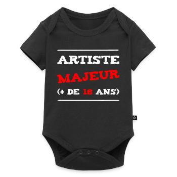 MAJOR ARTIST (+ 18 YEARS OLD)! - Baby Premium short-sleeve bodysuit - black - Front
