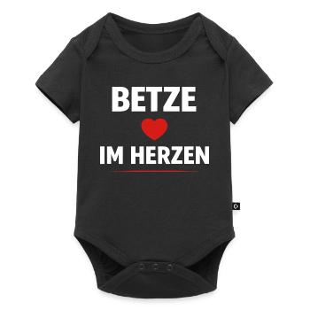 Betze in the Heart – Kaiserslautern Fan Shirt - Baby Premium short-sleeve bodysuit - black - Front