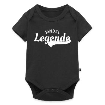 Sondeln_Legende_T shirt_Design - Body à manches courtes Premium Bébé - noir - Devant
