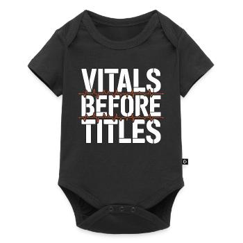 ICU Nurse Vitals Before Titles Intensive Care - Baby Premium short-sleeve bodysuit - black - Front