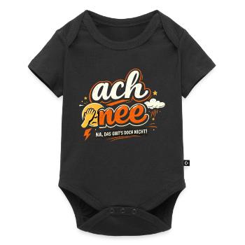 Ach nee: Na, das gibt's doch nicht! - Baby Premium Kurzarmbody - Schwarz - Vorne