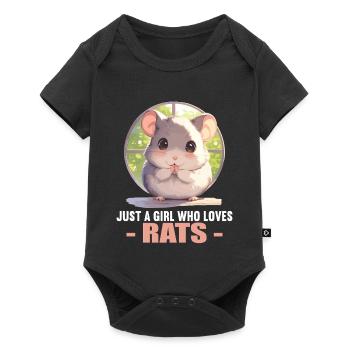 Rat Rat - Baby Premium short-sleeve bodysuit - black - Front