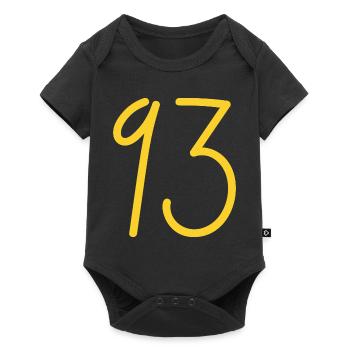 93 - Baby Premium short-sleeve bodysuit - black - Front