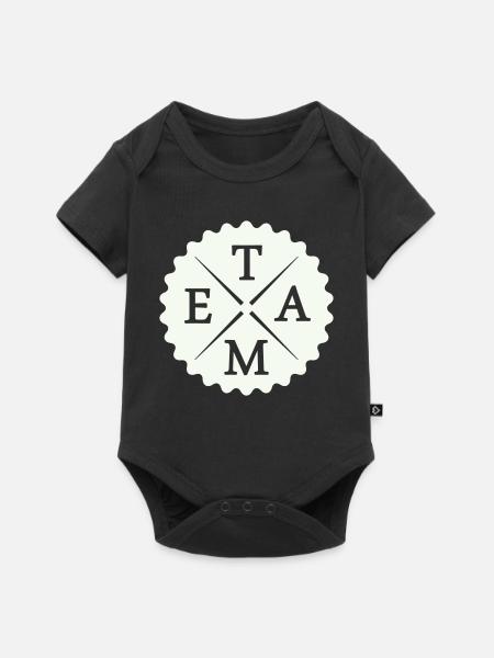 Team - Baby Premium Kurzarmbody - Schwarz