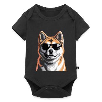 Akita - Body à manches courtes Premium Bébé - noir - Devant