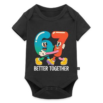 Six and Seven: Better Together - Baby Premium short-sleeve bodysuit - black - Front