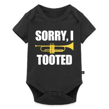 Trumpet Sorry I Tooted - Baby Premium short-sleeve bodysuit - black - Front