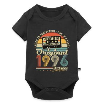 Original 1996 Vintage Vintage Birthday Retro - Baby Premium short-sleeve bodysuit - black - Front