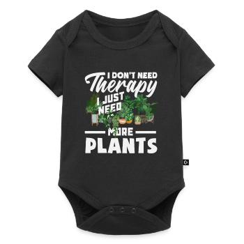 J’ai besoin de plus de plantes, aimant des plantes - Body à manches courtes Premium Bébé - noir - Devant