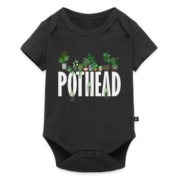 Plant Lovers Plants Gardeners Gardening - Baby Premium short-sleeve bodysuit - black - Front