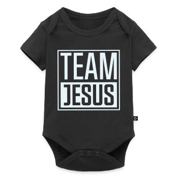 Team Jesus - Baby Premium short-sleeve bodysuit - black - Front