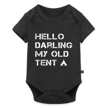 Hello Darling My Old Tent - Baby Premium short-sleeve bodysuit - black - Front