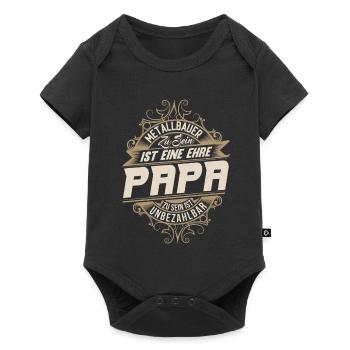 Metalworker Dad - Baby Premium short-sleeve bodysuit - black - Front