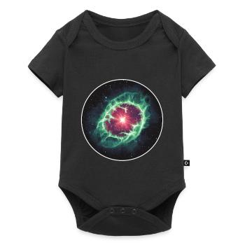 Coquille de nébuleuse planétaire spatiale en astronomie - Body à manches courtes Premium Bébé - noir - Devant