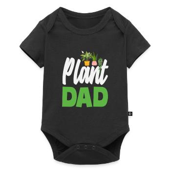 Plant Lover Father Gardening Home Gardener - Baby Premium short-sleeve bodysuit - black - Front