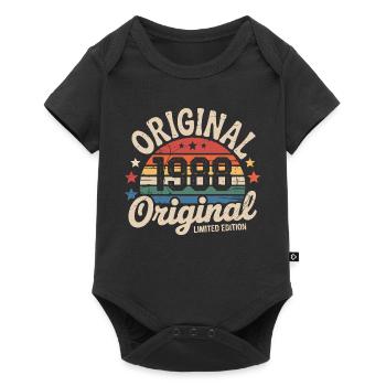 1988 Vintage Édition limitée Cadeau 1988 - Body à manches courtes Premium Bébé - noir - Devant