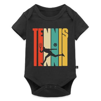 Ich kann nicht, ich habe kein Tennis. - Baby Premium Kurzarmbody - Schwarz - Vorne