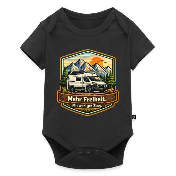 Camping-More Freedom-With Less Stuff-Camper - Baby Premium short-sleeve bodysuit - black - Front