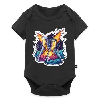 Lab Geek Educational Quadrantid Meteor Shower Expe - Baby Premium short-sleeve bodysuit - black - Front