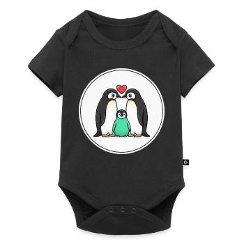 Vintage Mushroom Mycelium Nature Swarm Intelligence - Baby Premium short-sleeve bodysuit - black - Front