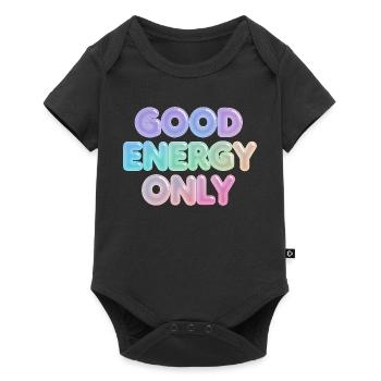 Seulement de l’énergie positive - Body à manches courtes Premium Bébé - noir - Devant