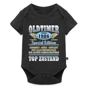 VINTAGE 1986 FUNNY 40 YEARS BIRTHDAY GIFT - Baby Premium short-sleeve bodysuit - black - Front