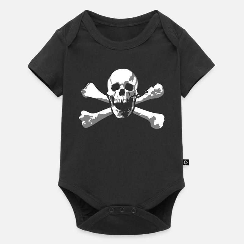 Skull & Bones - Body à manches courtes Premium Bébé - noir