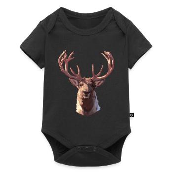 Renne Renne - Body à manches courtes Premium Bébé - noir - Devant