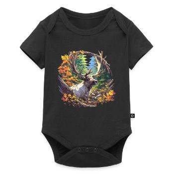 Renne Renne - Body à manches courtes Premium Bébé - noir - Devant