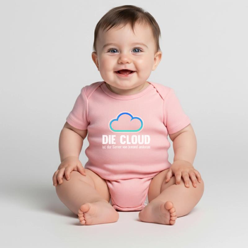 Coder THE CLOUD IS SOMEONE ELSE'S SERVER Baby Premium short-sleeve bodysuit