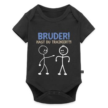 Un bonhomme bâton TU T’ES ENTRAÎNÉ BIZARREMENT - Body à manches courtes Premium Bébé - noir - Devant