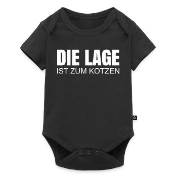 L’emplacement est nul - Body à manches courtes Premium Bébé - noir - Devant