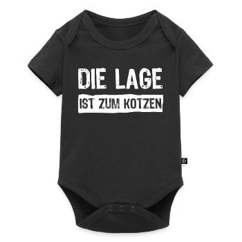 L’emplacement est nul - Body à manches courtes Premium Bébé - noir - Devant