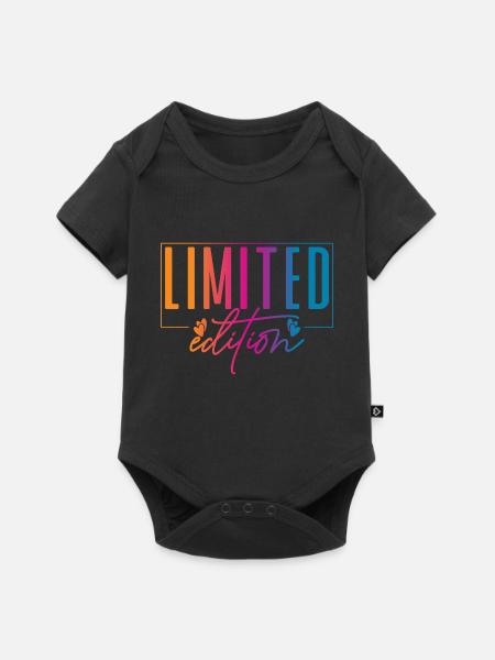 Limited Edition - Baby Premium Kurzarmbody - Schwarz